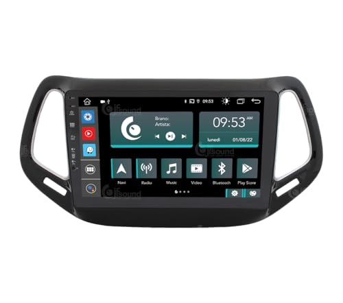 Radio de Coche para Jeep Compass Android GPS Bluetooth WiFi USB Dab+ Touchscreen 10" 8core Carplay AndroidAuto