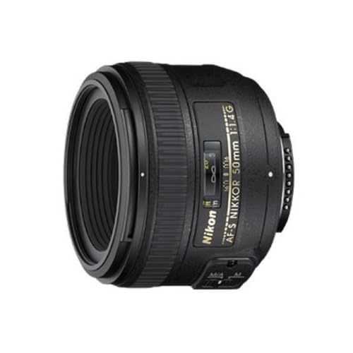 Nikon AF-S 50mm F1.4 G - Objetivo para Nikon (distancia focal fija 50mm, apertura f/1.4) color negro