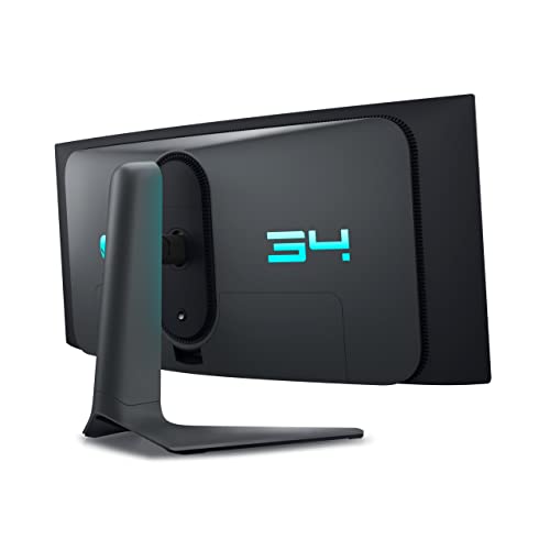 Alienware AW3423DWF 34" WQHD (3440x1440) 21:9 1800R Monitor Gaming Curvo, 165Hz, QD OLED, 0.1ms, AMD FreeSync Premium Pro, 99.3% DCI-P3, HDR400, 2x DisplayPort, 1x HDMI, 5x USB, 3 Años de Garantía