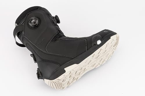 Nitro Darkseid Step On Boa Barco de Snowboard, Hombres, Negro, 25,5