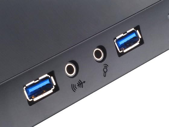 Silverstone SST-ML03B - Caja de ordenador de sobremesa (HTPC, micro-ATX, 1 x USB 3.0, interruptor de encendido/apagado integrado), negro