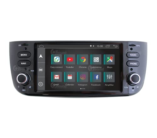 Radio de Coche para Fiat Punto EVO Android GPS Bluetooth WiFi USB Dab+ Touchscreen 6.2" 4core Carplay AndroidAuto