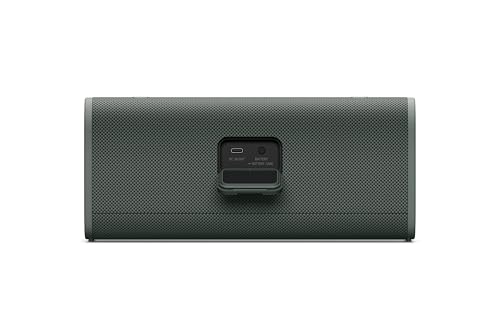 Sony ULT Field 3 - Altavoz Bluetooth portátil con ULT Power Sound, batería de 24 Horas, IP67, Resistente al Agua, al Polvo y a los Golpes, Correa Desmontable para el Hombro, Compacto - Gris Bosque