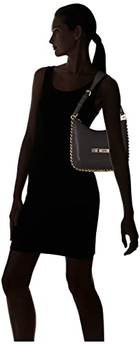 Love Moschino JC4243PP0GKQ0, Bandolera Mujer, Negro, Talla única