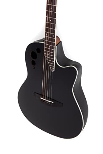 Applause Elite AE44 Guitarra electroacústica Mid Cutaway, natural satinado AE44-4S