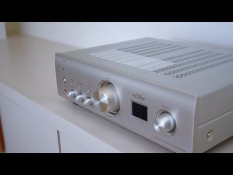 DENON Amplificador de Rosso Completo con Streaming de música a través de HEOS Built-in, Plata
