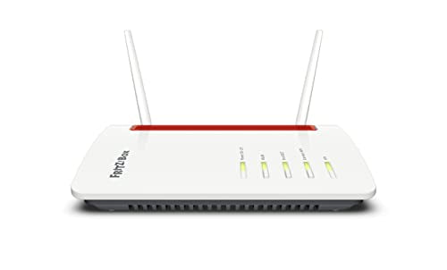 AVM FRITZ!Box 6850 5G International - Modem Router LTE, Ranura SIM, Wi-Fi AC hasta 1.300 Mbps (866 Mbps en 5 GHz y 400 Mbps en 2,4 GHz), 4 x Gigabit LAN, DECT, USB 3.0, Interfaz en Español