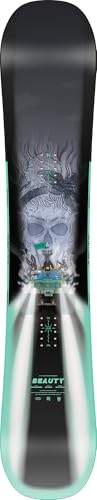 Nitro Tabla de Snowboard para Mujer Beauty BRD '25, Estilo Libre, Doble, Color Verde