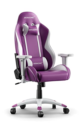 AKRacing Gaming Chair California Napa Silla, Cuero sintético, Morado, Talla única