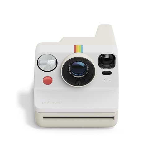 Polaroid - Now Gen 3 - Cámara instantánea - Paquete de cámara + película en Color (16 Fotos) Blanco (6561)