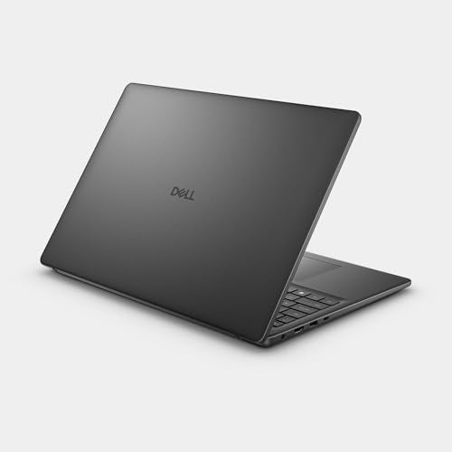 DELL 16 Ordenador Portátil DC16250 – 16" 2K (1920x1200), Intel Core 7 150U, Gráficos Intel UHD, 16GB RAM DDR5, 1TB SSD, Windows 11 Home, Lector de Huellas, Teclado QWERTY Español – Negro Carbón