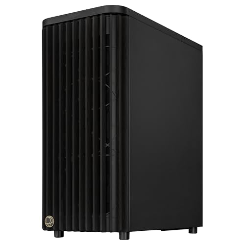ASUS ProArt PA401, Chasis ATX con Panel de Metal, Compatible con GPU de hasta 314 mm, Dos Ventiladores de 160 mm, Bloqueo del Panel Lateral, Soporte para Fuente de alimentación extraíble