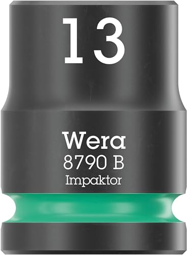 Wera 05005530001 8100 SB 12 Juego de carraca Zyklop Comfort, palanca de conmutación, con arrastre de 3/8", métrico, 16 piezas