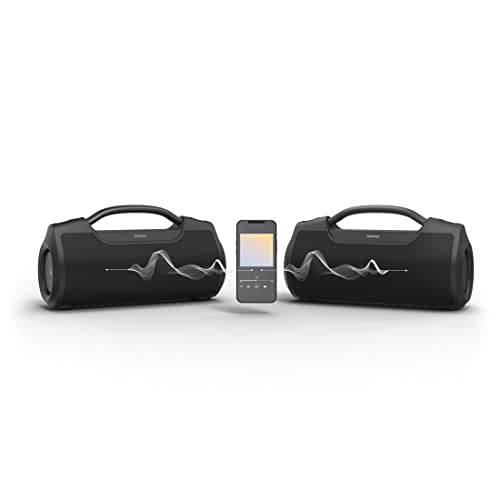 Hama | Altavoz portátil Bluetooth con Sonido Potente 60 W, Resistente al Agua IPX6, batería 12 h, Bluetooth, AUX y USB‑C