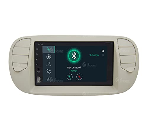 Radio de Coche para Fiat 500 Crema GPS Bluetooth WiFi USB Dab+ Touchscreen 6.2" 8core Carplay AndroidAuto