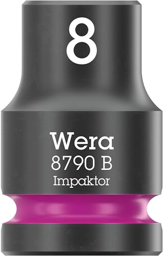 Wera 05005530001 8100 SB 12 Juego de carraca Zyklop Comfort, palanca de conmutación, con arrastre de 3/8", métrico, 16 piezas
