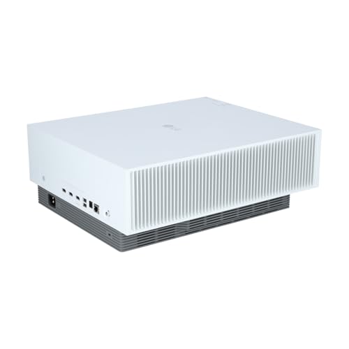 LG CineBeam HU810PW - Proyector TV 4K con SmartTV webOS 5.0, hasta 300", Fuente Láser, 2.700 lúmenes, Resolución 3840x2160, Conectividad Inalámbrica, Color Blanco