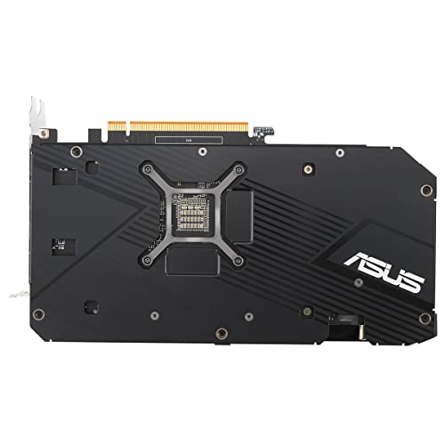 ASUS Dual AMD Radeon RX 6600 XT OC Edition 8GB GDDR6 - Tarjeta Gráfica Gaming (AMD RDNA 2, PCIe 4.0, 8GB GDDR6, HDMI 2.1, DisplayPort 1.4a, Ventilador Axial-Tech Design, Tecnología 0db)