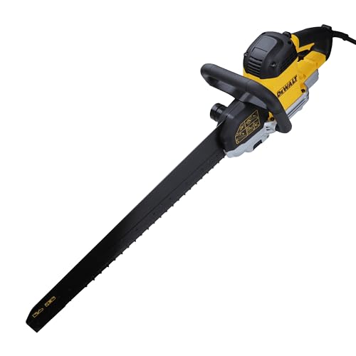 DEWALT DWE397-QS - Sierra Alligator 1700W, Longitud de la Hoja 43 cm, Carrera de la Hoja 40 mm , Velocidad del Motor 3000 cps/min , Segura y Ligera, Bloqueo de Seguridad