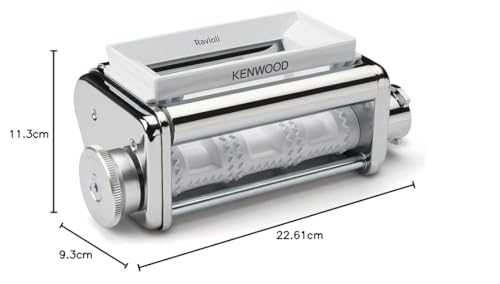 Kenwood KAX93.A0ME - Accesorio para robot de cocina (incluye embudo grande, cuchara de llenado y cepillo de limpieza, carcasa de acero inoxidable cromado)