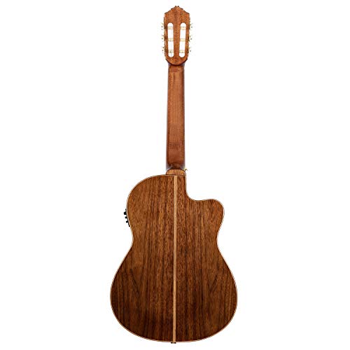 Ortega RCE159MN-L - Guitarra electroacústica (para zurdos, tamaño 4/4)