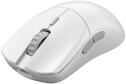 Glorious Gaming Series 2 Pro Ratón Gaming inalámbrico - Compacto, superligero 55 g, sondeo de 8K, Sensor de 26K, switches ópticos, e-Sports, PC Gaming, Agarre de Garra, Juegos FPS - Blanco