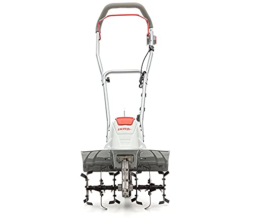 IKRA motoazada eléctrica motocultor cultivador Fem 1500, Ancho útil 17-45cm, 1500W, Incl. arado aporcador