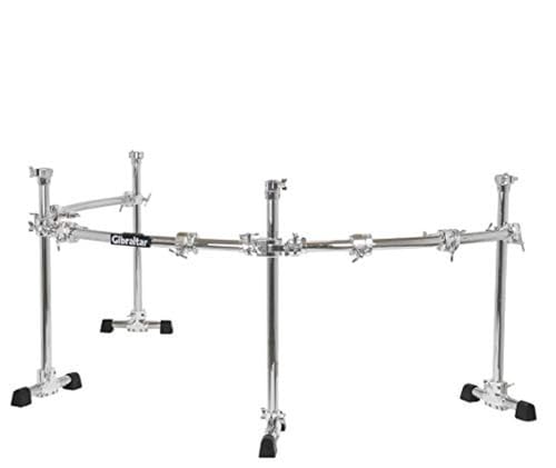 Gibraltar Sistemas de rack, rack curvado de 4 postes chrome series gcs-450c power rack de 4 postes, barras horizontales curvadas.