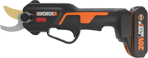 WORX Tijera de poda a batería 20V WORX Nitro | Powershare | WG330E | Incluye 1 batería 2Ah y cargador | Cuchillas de alta resistencia con capacidad de 25mm de corte | Interruptor de seguridad | Ligera