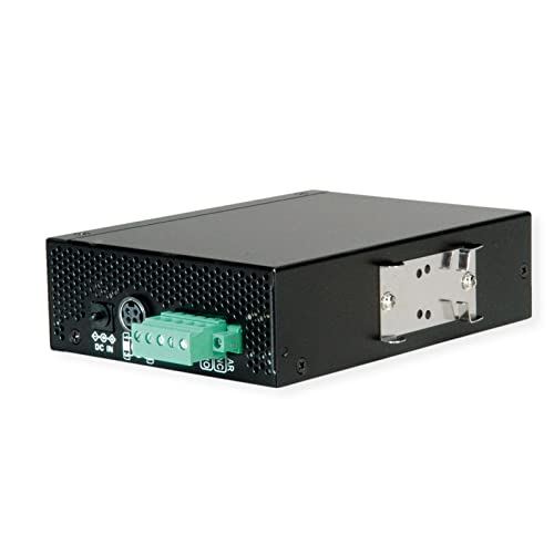 Roline Industrial Converter Gigabit Ethernet - Fibra de Doble Velocidad 100/1000, con función PoE