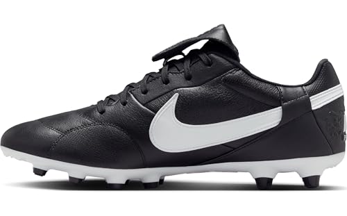 NIKE The Premier III FG, Sneaker Hombre, Black White, 37.5 EU