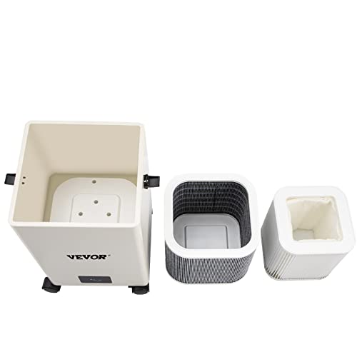 VEVOR Extractor de Humos de Soldadura 150W Absorbedor Humo Soldadura 3 Etapas 4500 RPM Filtro de Humos para Estación de Soldadura 11 x 11 x 16,9 Pulgadas Ventilador de Extracción de Soldadura