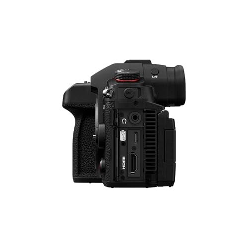 Panasonic Lumix DC-GH7E Micro Cuatro Tercios Cuerpo Cámara Sin Espejo, 25,2 MP, C4K/4K 4:2:2 60/50p, AF Híbrido Fases, IS Activo, 32 bits, OLED, Negro
