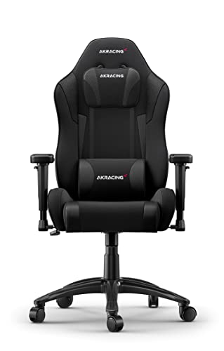 AKRacing Gaming Chair Core EXSE Silla, Tela/Piel sintética, Negro, Talla única