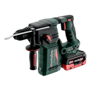 Metabo KH 18 LTX BL 24 SDS-Plus - Taladro percutor inalámbrico (18 V, 5,5 Ah)