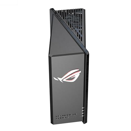 ASUS ROG Strix GS-BE18000 Router Gaming WiFi 7 tribanda, 18000 Mbps, Cobertura de hasta 307 m2, 8 Puertos 2.5G, 2 Puertos Gaming, CPU de Cuatro núcleos a 2.0 GHz, aceleración de Juegos, VPN, AiMesh