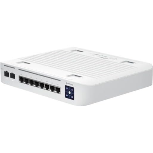 Ubiquiti Networks Switch UniFi 8xRJ45 25G/2xSFP+ 10G Managed PoE+ Wall-Mountable, Touchscreen, 120W PoE