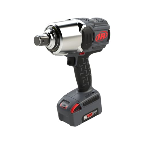 Ingersoll-Rand W8191-K2-EU Llave de Impacto Inalámbrica de 1" y 20V, Kit con 2 Baterías, 2710 Nm, Anillo de Fricción y Orificio Pasante, Tipo Pistola