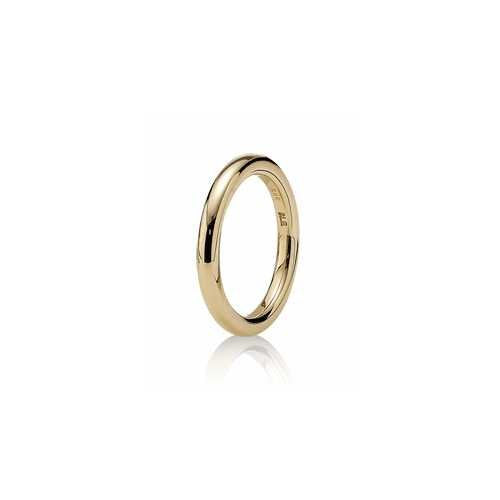Pandora 150100-58 - Anillo de oro amarillo de 14 quilates con ónice, talla 18 (18,47 mm)