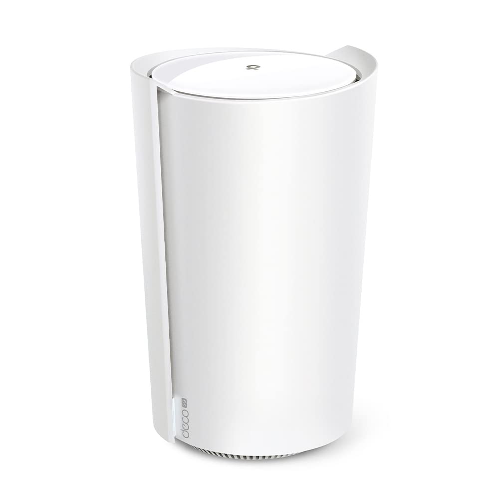 TP-Link Deco X80-5g (1 Pack) - WiFi AI Mesh AX6000 Mbps,Dual-Band, Sistema WiFi 6, ultrarrápida, 2xPuerto Gigabit, Fácil Instalación, Compatible con Routers de Fibra,Soporte Volte/VoIP