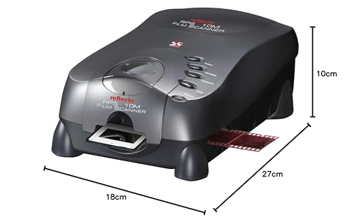 Reflecta RPS 10M - Escáner de Negativos y Diapositivas, Negro