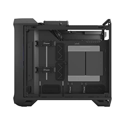 Fractal Design Torrent Nano RGB Black - Light Tint Tempered Glass Side Panels - Open Grille for Maximum Air Intake - 180mm RGB PWM Fan Included - Type C - mATX Airflow Mini Tower PC Gaming Case