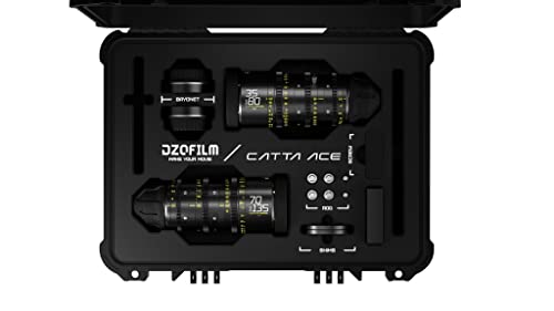 DZOFILM Cine Lens Catta Ace Zoom - Kit de 2 Lentes (35-80/70-135 T2.9), Color Negro