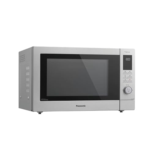 Panasonic NN-CD88QSEPG Air Fry Combi Horno Microondas de 34 L con Grill De Cuarzo, 1000 W, Descongelación Automática, Sensor Genius, Acero Inoxidable, Plateado