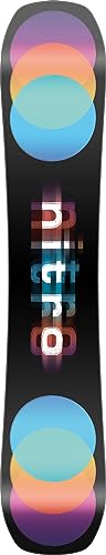 Nitro Tabla de Snowboard para Hombre OPTISYM BRD ´24, Freestyleboard, Asym Twin, CAM-out Camber, Urban, Mid-Wide