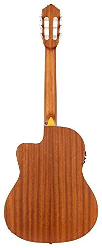 Ortega Classical Guitar Family Series Pro 44 Incluye funda Mástil delgado NT Cedro natural RCE131SN