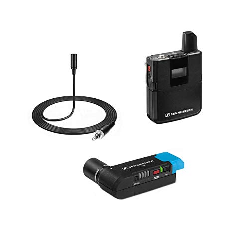 Sennheiser AVX-ME2 SET-3-EU - Micrófono (Videocámara digital, Inalámbrico, Negro)