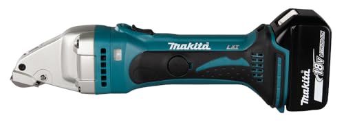 Makita batería Tijeras de hojalatero (18,0 V, en MAKPAC con 2 baterías 4,0 Ah + Cargador, DJS161RTJ 280 wattsW, 18 voltsV