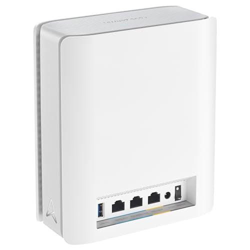 ASUS ZenWiFi BT10 2-Pack - WiFi 7 Mesh tribanda, 18 Gbps, 557 m2 (2 Unidades), Dos Puertos 10G, Seguridad y Controles parentales incluidos, Smart Home Master SSIDs, Mobile Tethering 4G y 5G, Blanco