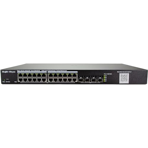 Ruijie Conmutador PoE gestionado Gigabit L2 de 24 Puertos